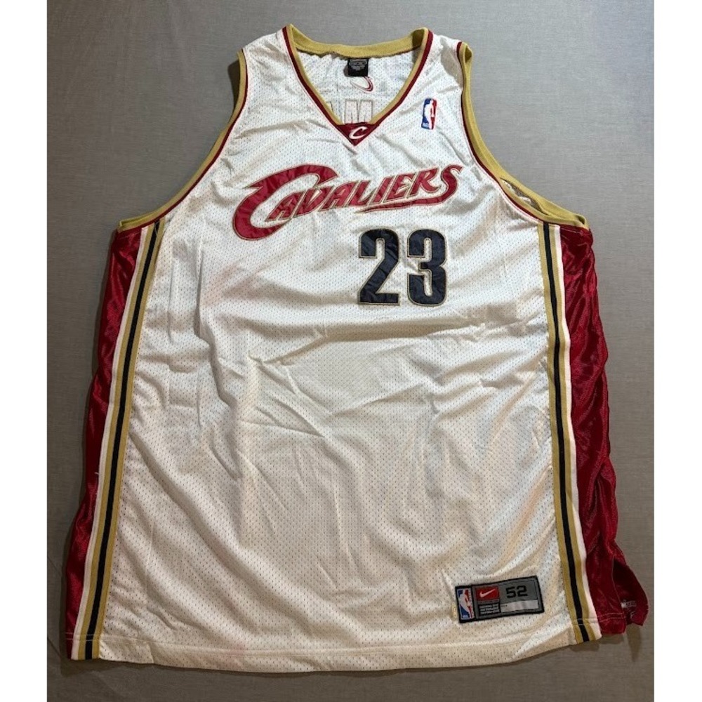 Cleveland Cavaliers James #23 Nike TEAM Jersey Mens 52-2XL White‎ Sleeveless.